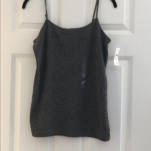 LOFT - Lace Print Scoop Neck Cami